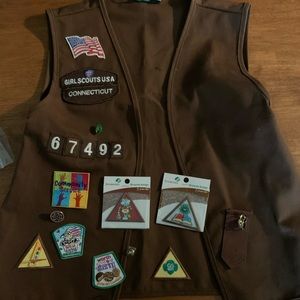 Girl Scout Brownie vest